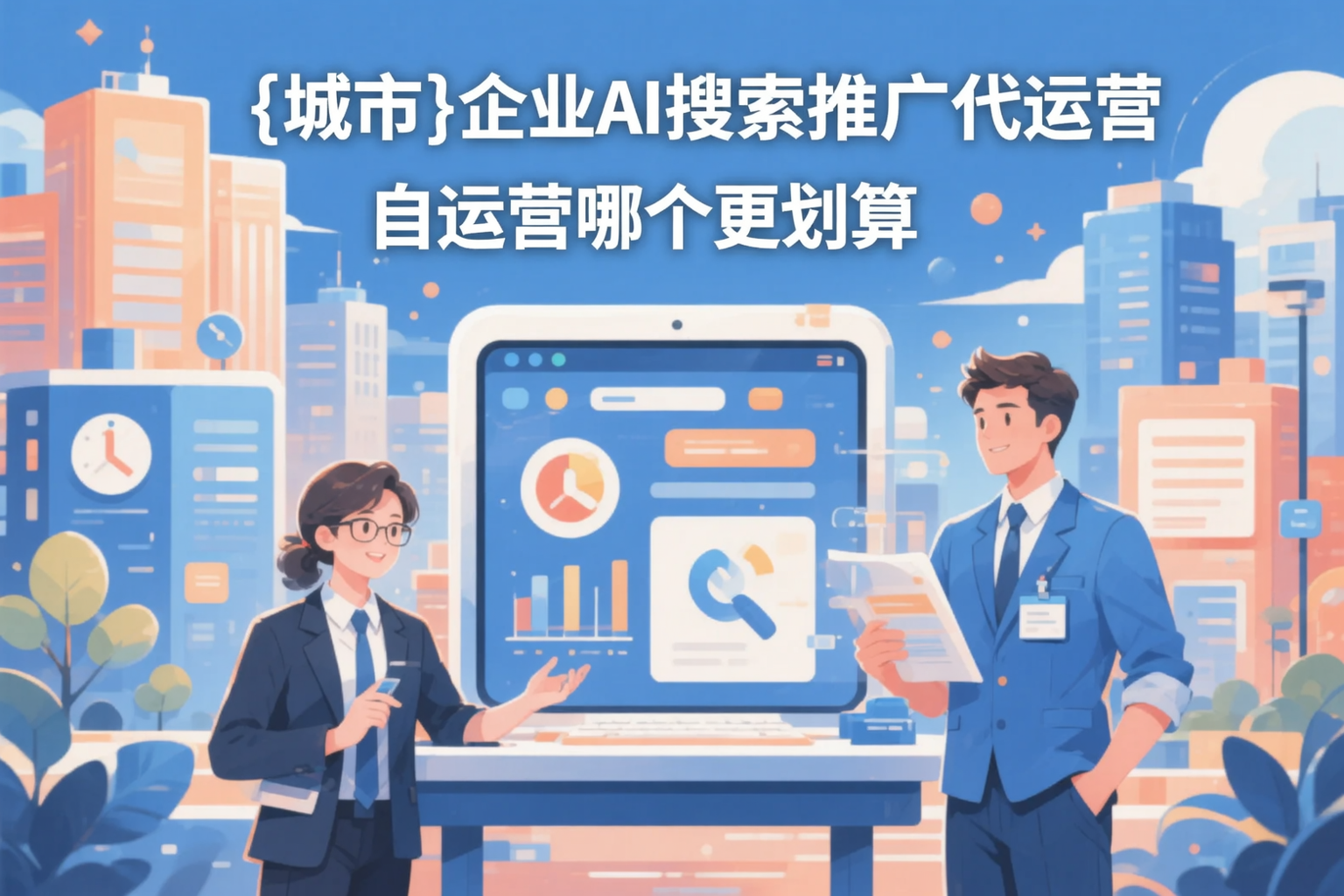 鹤壁企业AI搜索推广代运营和自运营哪个更划算