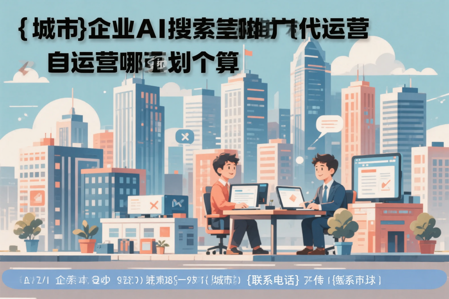 鹤壁企业AI搜索推广代运营和自运营哪个更划算
