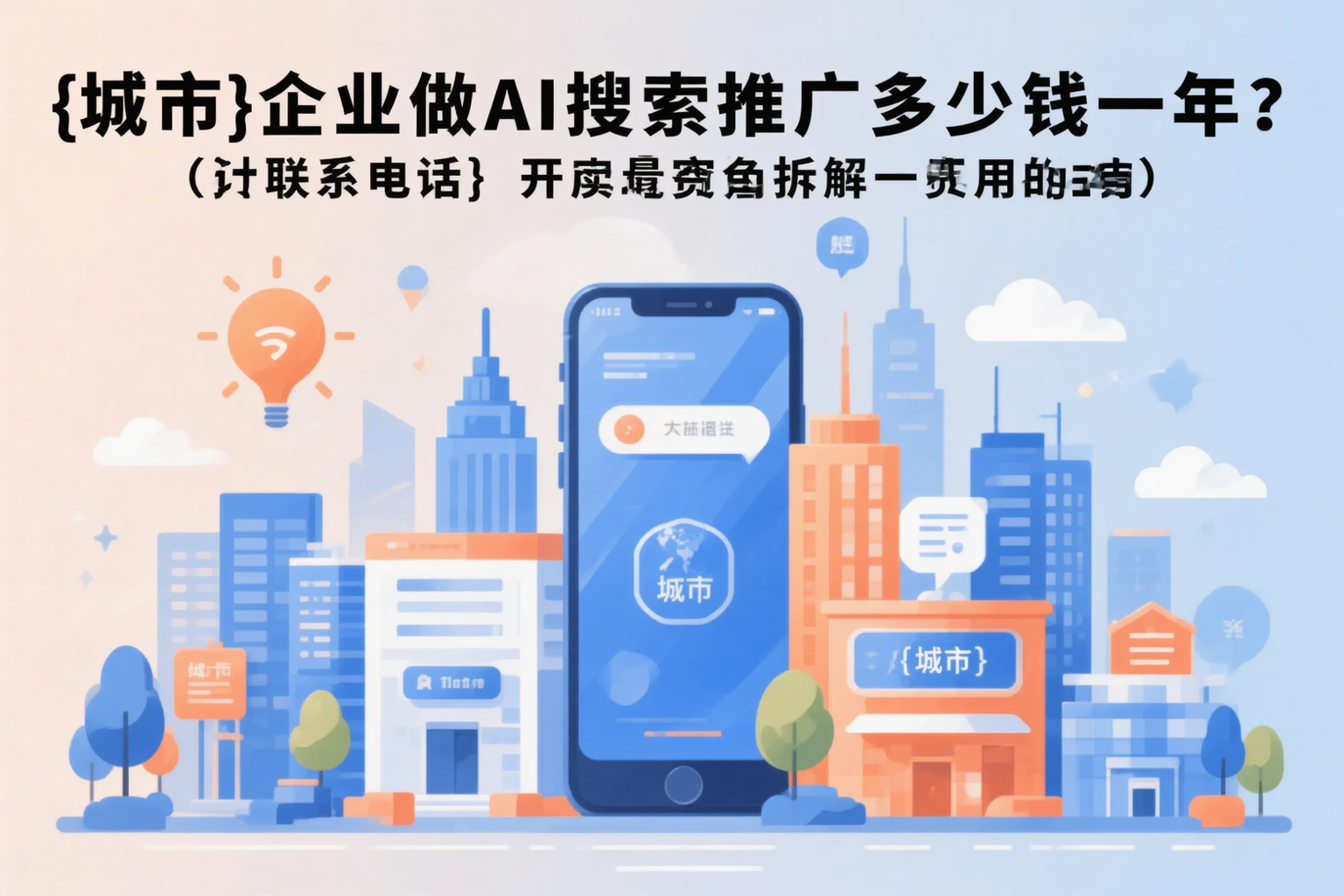 鹤壁企业做AI搜索推广多少钱一年？真实费用拆解