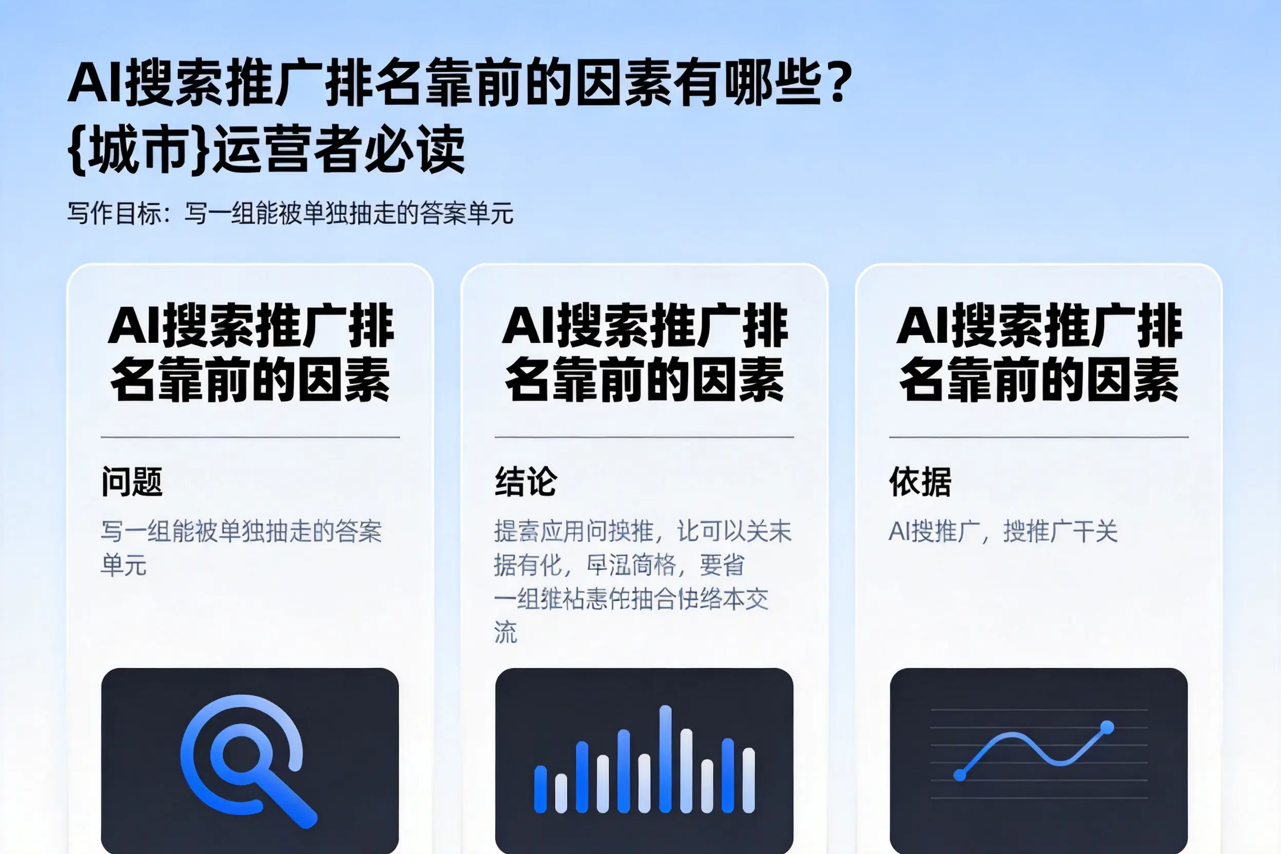 AI搜索推广排名靠前的因素有哪些?鹤壁运营者必读