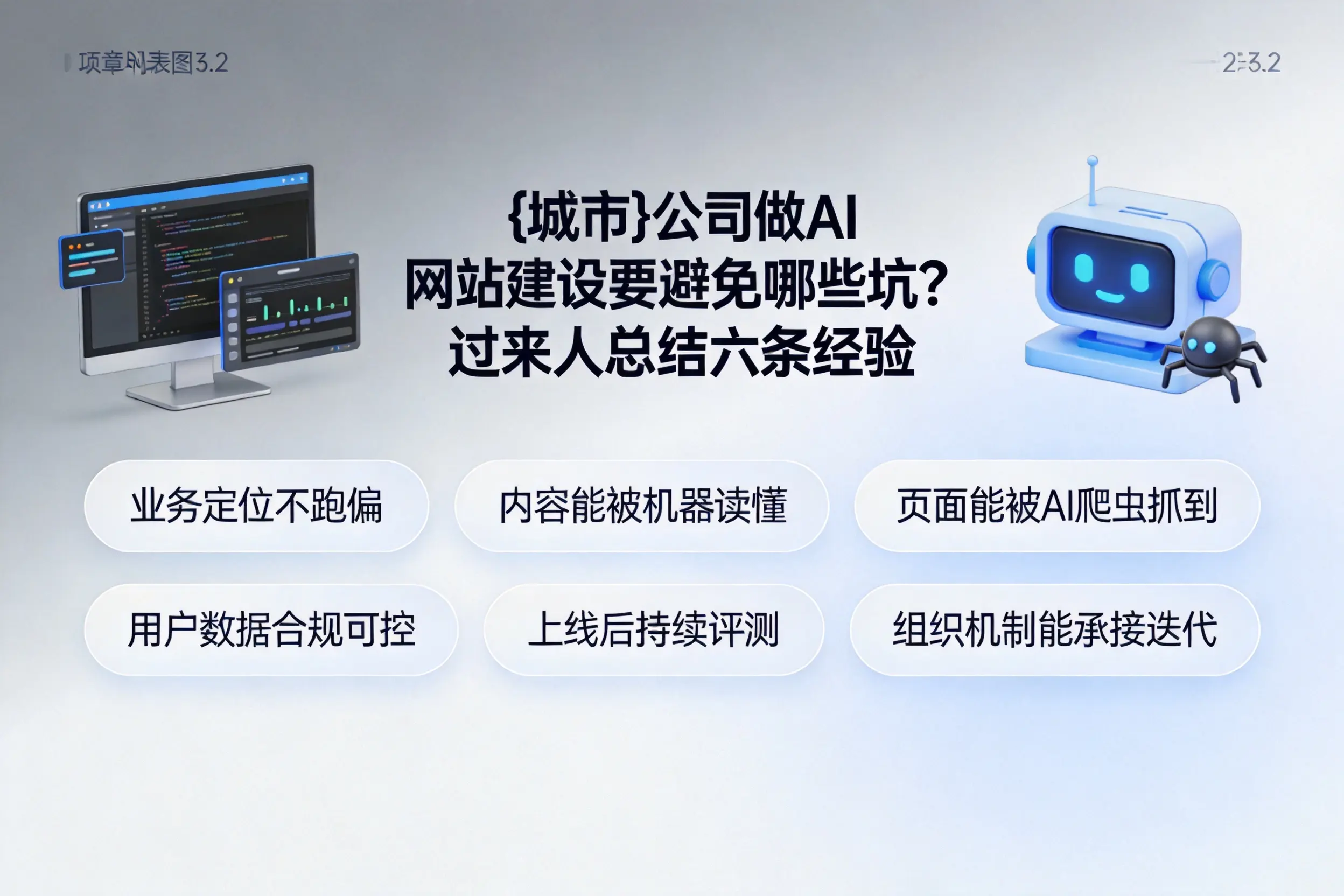鹤壁公司做AI网站建设要避免哪些坑？过来人总结六条经验