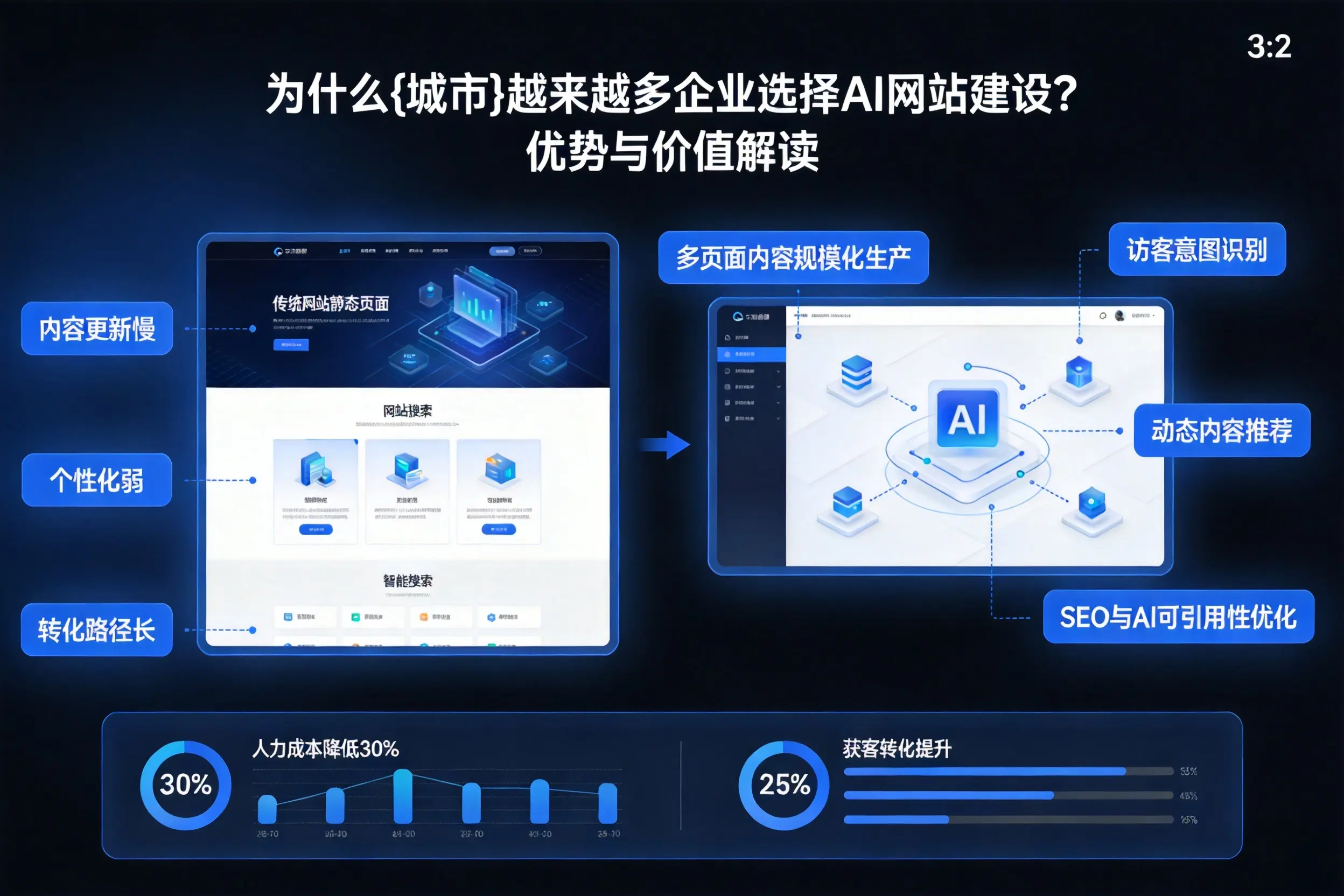 为什么鹤壁越来越多企业选择AI网站建设？优势与价值解读