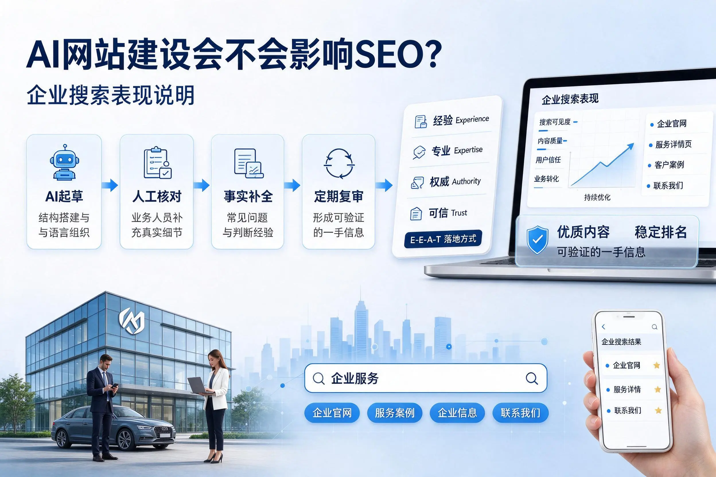 AI网站建设会不会影响SEO？鹤壁企业搜索表现说明